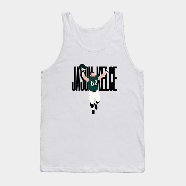 Jason Kelce Painting Tank Top by GradeGum